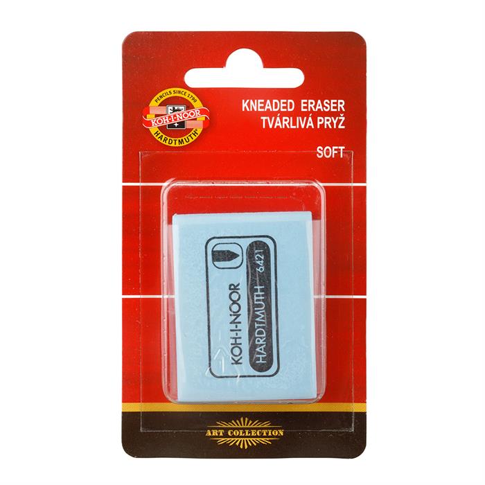 Koh I Noor kneaded eraser 6421 SOFT - 47x36x10mm - blistercard of 1 eraser