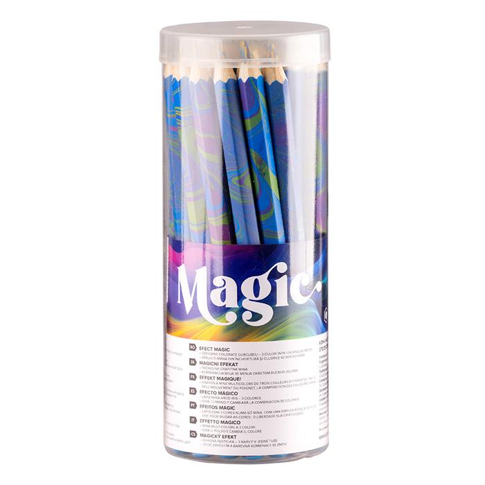 Koh I Noor jumbo special coloured MAGIC pencil 3405 - tub of 30 pencils - Tropical Design (New Packaging)