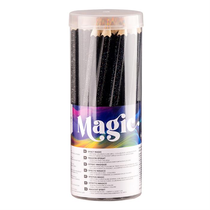 Koh I Noor jumbo special coloured MAGIC pencil 3405 - tub of 30 pencils - Neon Design (New Packaging)