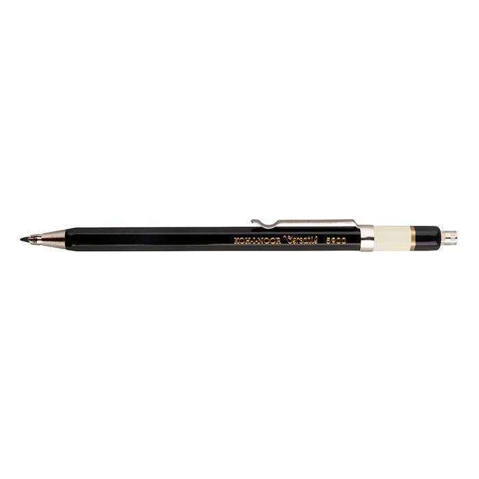 Koh I Noor VERSATIL mechanical clutch leadholder 2.0mm 5900 with pocket clip Black