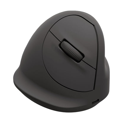 Fellowes Breyta Plus Ergonomic Vertical Mouse Medium Right Handed - Bluetooth wireless technology, wireless dongle or wired, recycled content, Microban anti-microbial protection, rechargeable battery
