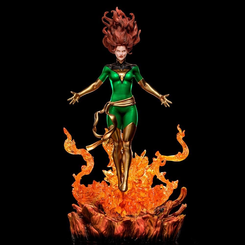 Iron Studios 1/10 Art Scale Phoenix BDS Green Version X-Men Marvel Comics Collectible Figure