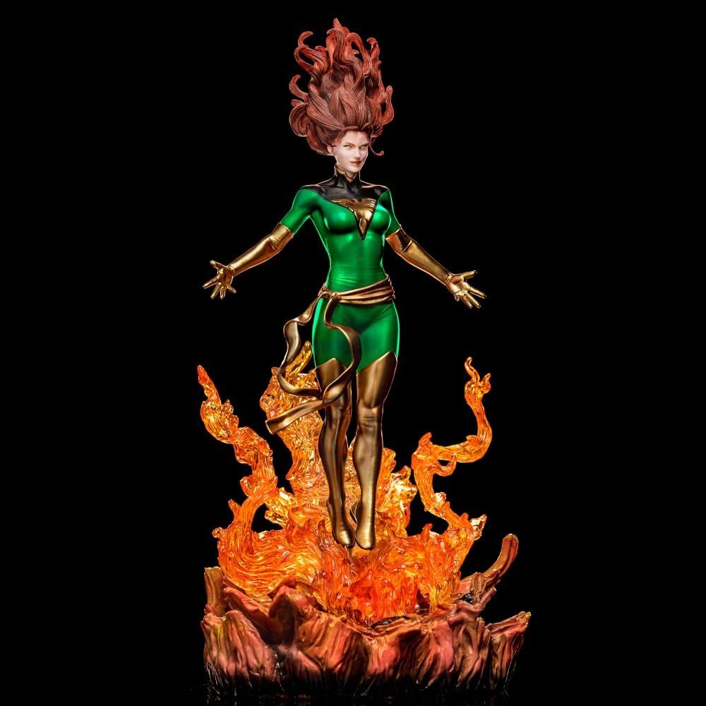Iron Studios 1/10 Art Scale Phoenix BDS Green Version X-Men Marvel Comics Collectible Figure