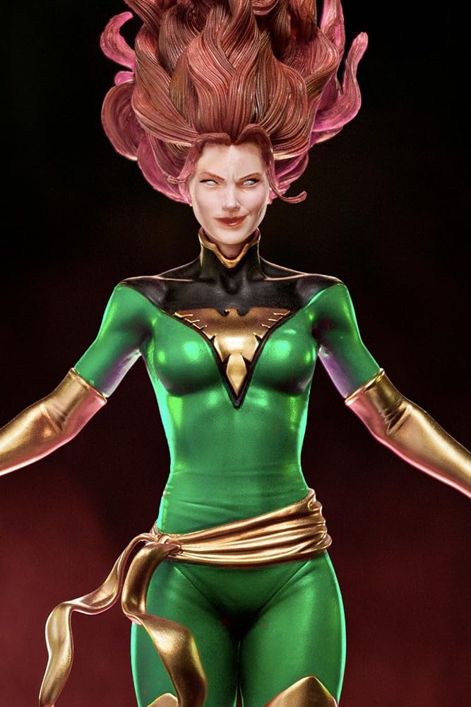Iron Studios 1/10 Art Scale Phoenix BDS Green Version X-Men Marvel Comics Collectible Figure