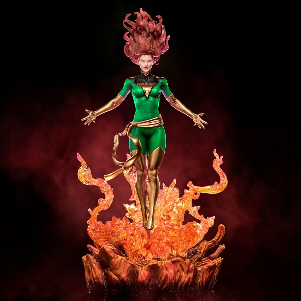 Iron Studios 1/10 Art Scale Phoenix BDS Green Version X-Men Marvel Comics Collectible Figure