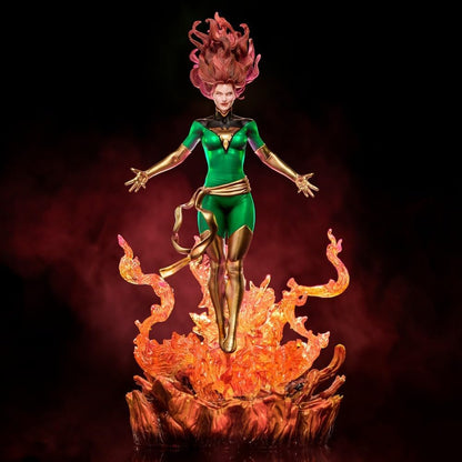 Iron Studios 1/10 Art Scale Phoenix BDS Green Version X-Men Marvel Comics Collectible Figure
