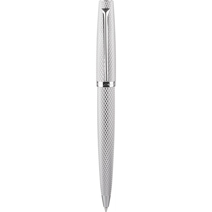 Diplomat Ballpoint Viper silver guilloche