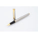 Diplomat Fountain Pen Traveller stainless steel gold - Medium