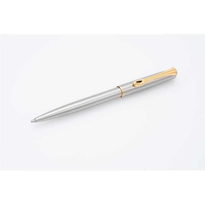 Diplomat Ballpoint Traveller stainless steel gold easyFLOW