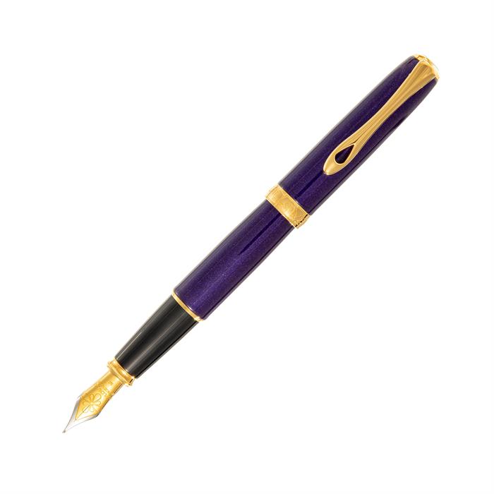 Diplomat Fountain Pen Excellence A2 Violet rain gold - Medium
