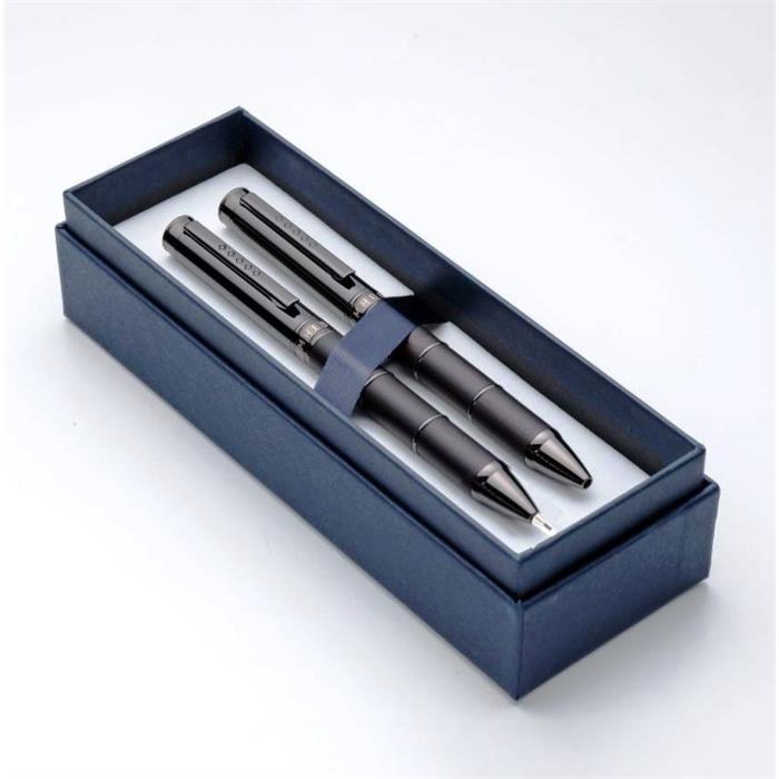 Tom Hessin Revolution Collection Charcoal Ballpoint Pen & Mechanical Pencil Set
