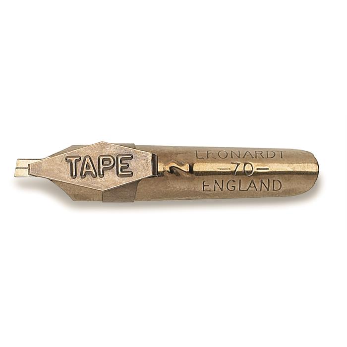 Manuscript/Leonardt 70 Tape Nib & Reservoir - 2.0mm - Bronze - box of 24