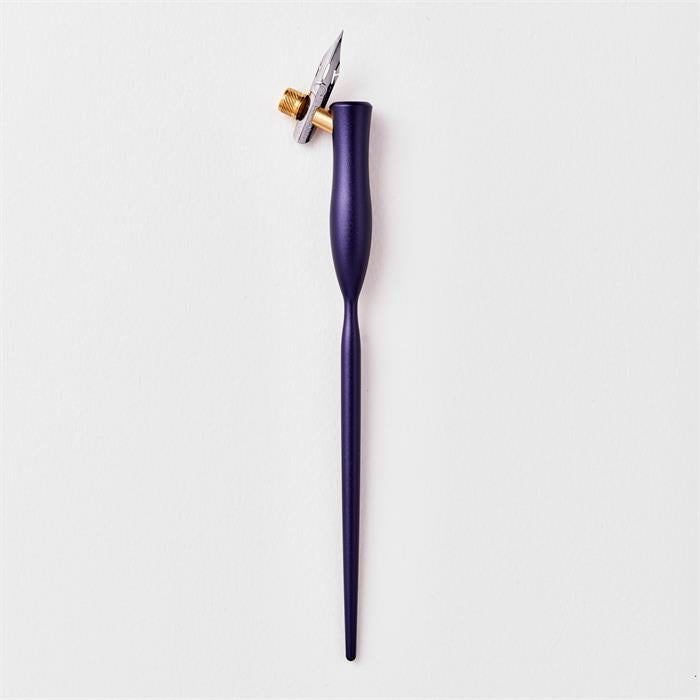 Tom's Studio Flourish Calligraphy Pen - Oblique - Iris