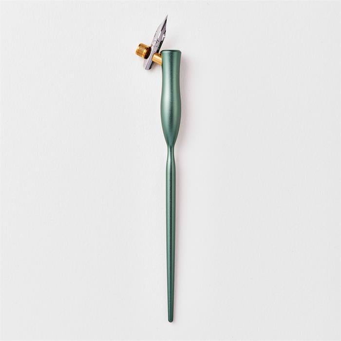 Tom's Studio Flourish Calligraphy Pen - Oblique - Sage