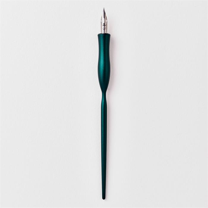 Tom's Studio Flourish Calligraphy Pen - Straight - Ivy