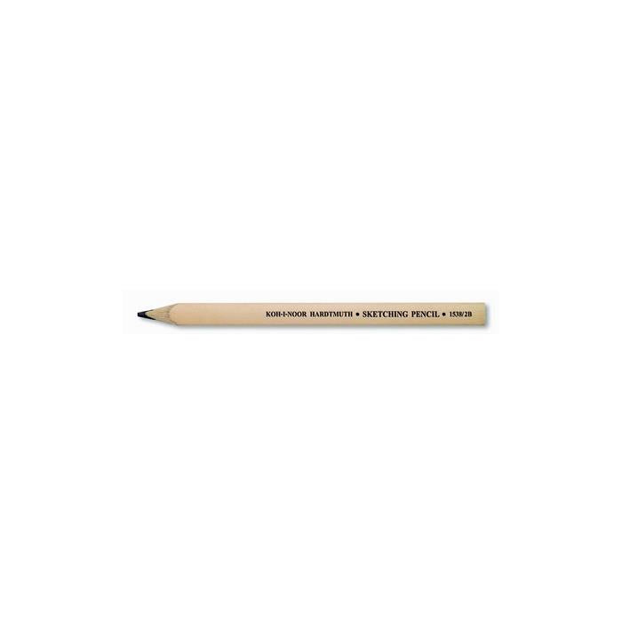 Koh I Noor sketching flat pencil 1538 N 2B - pack of 12 pencils