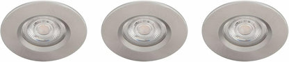 Philips Dive Badkamerinbouwspot - 3-Lichts - Nikkel