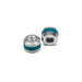 Accessories Pedal Hex End Cap Kit Silver