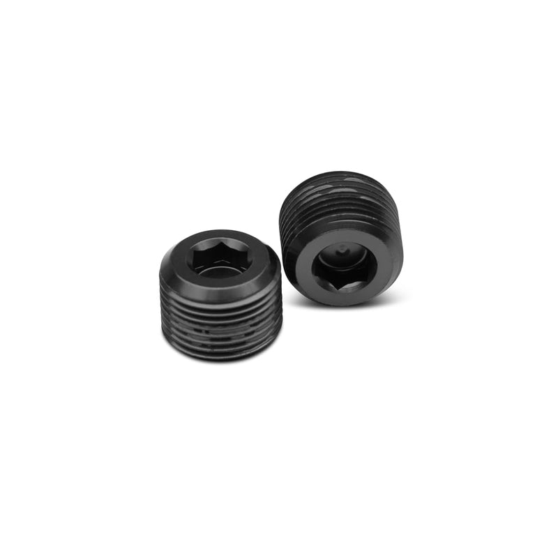 Crankbrothers Pedal End Cap Endkappe, (VE/2), Hex, Black, CBET16915