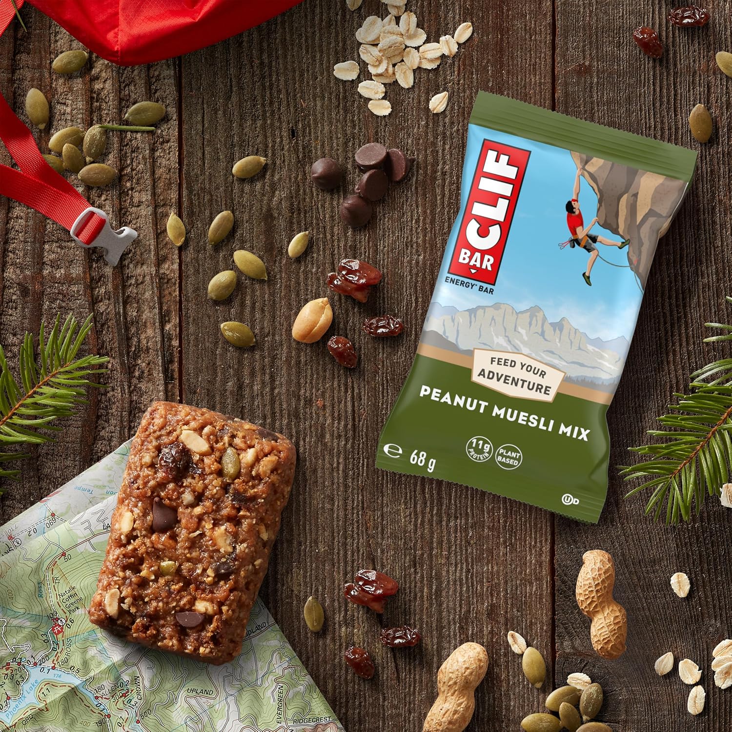 Clif Bar Peanut Muesli Mix 12Pc