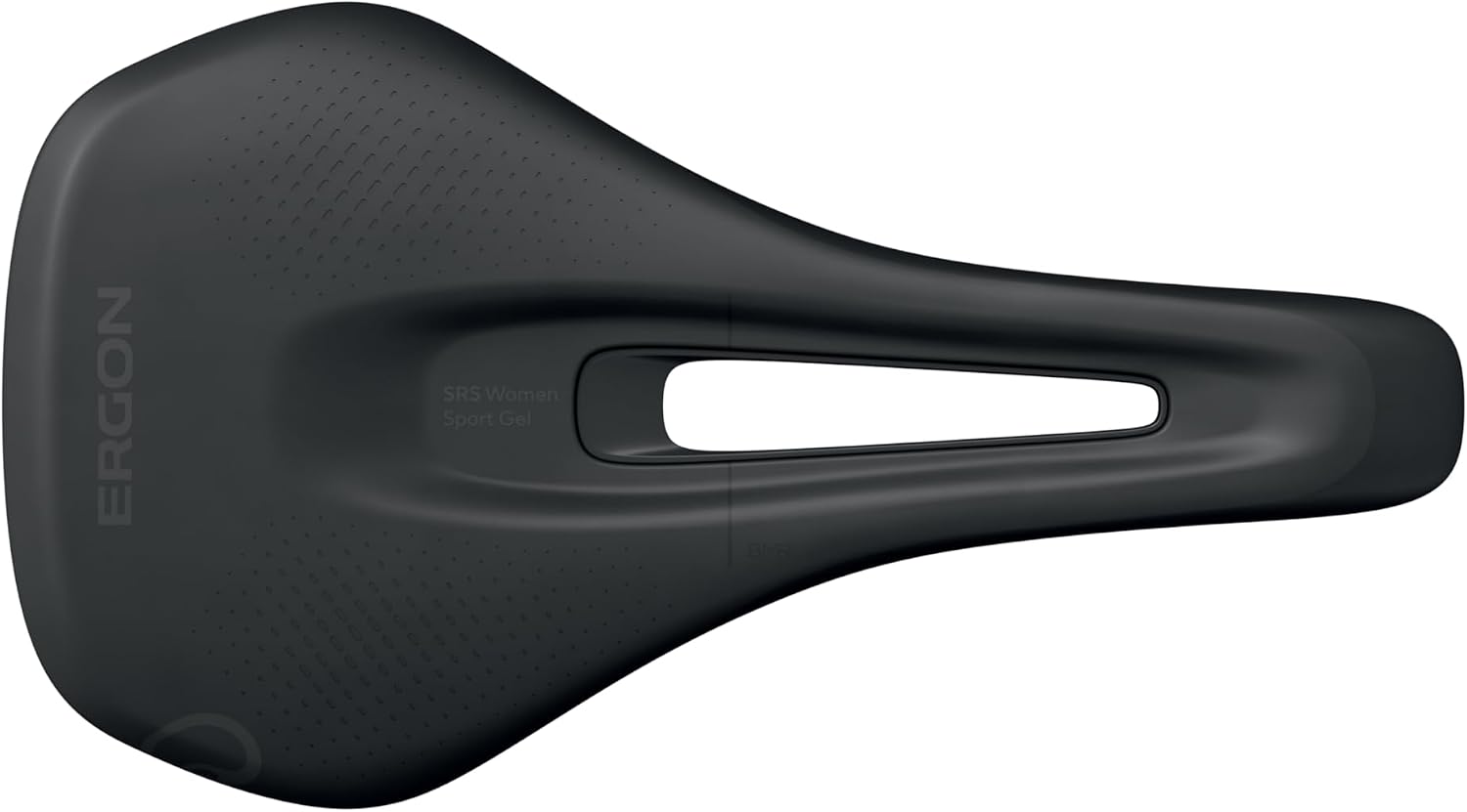 Ergon SRS Sport Gel Road - Sella per bicicletta da donna, in nylon e guide TiNox XP, colore: nero, taglia S/M