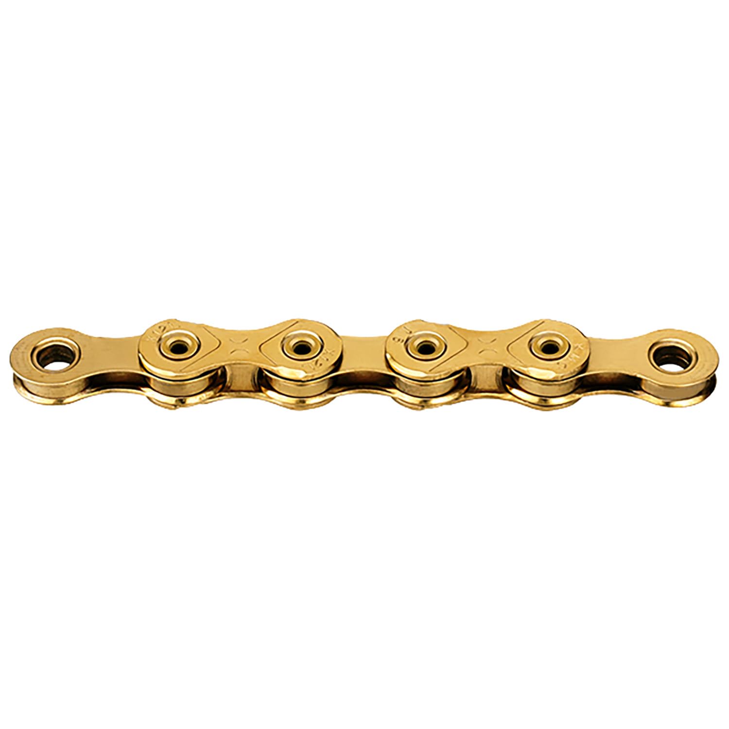 KMC Catena per bicicletta, 12 velocità, cerata, 126 maglie, compatibile con Shimano, con link Missinglink, X12L oro