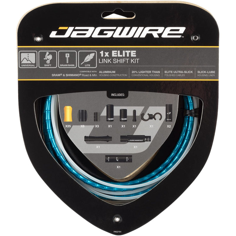 Jagwire 1X Elite Link Shift Kit-Celeste-New22 Freno Adulto Unisex, Secondo modello