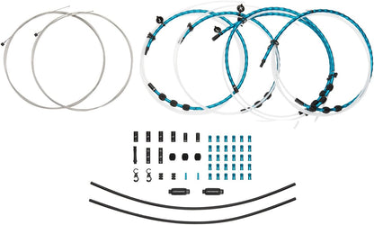 Jagwire 2 X Elite Link Shift Kit-Celeste-New22 Freno Adulto Unisex, Secondo Modello