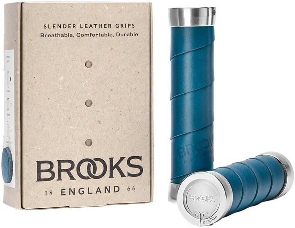 Brooks Grips Slender Leather 130/130, Teal Limited Version Teal, BLG4LL0A17254