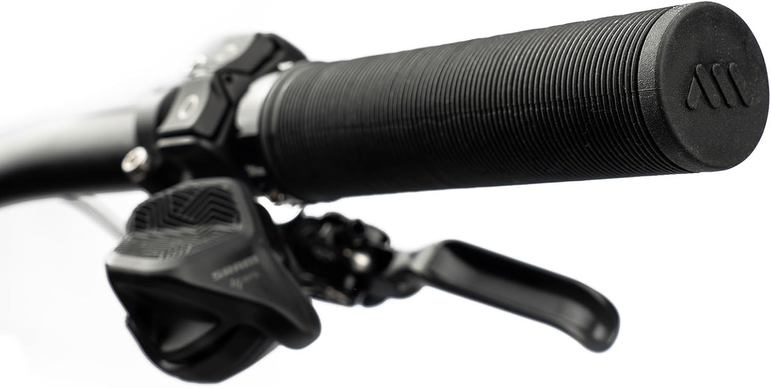 MTB Griffe AMS Barcode – Lenkergriffe mit Lock-On System – klassischer Komfort ohne Handschuhe – ideal für Trail, Dirt Jump und Freeride