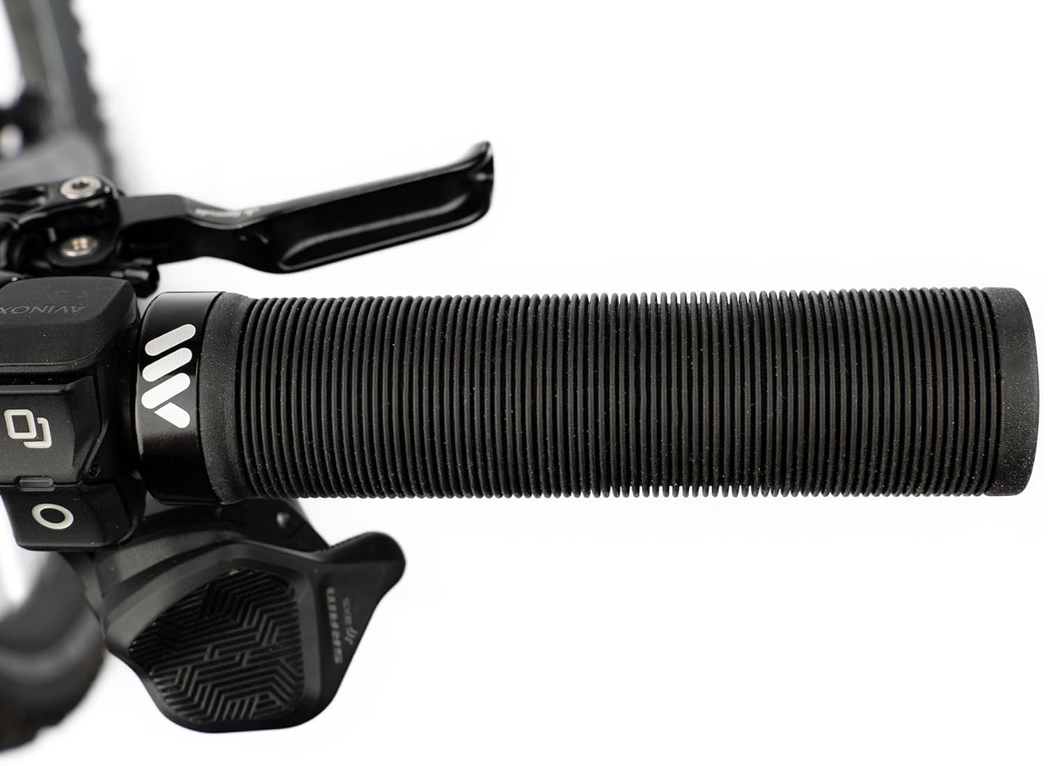 MTB Griffe AMS Barcode – Lenkergriffe mit Lock-On System – klassischer Komfort ohne Handschuhe – ideal für Trail, Dirt Jump und Freeride