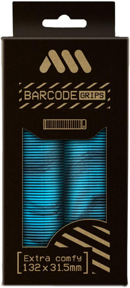 MTB Griffe AMS Barcode – Lenkergriffe mit Lock-On System – klassischer Komfort ohne Handschuhe – ideal für Trail, Dirt Jump und Freeride