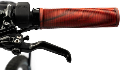 MTB Griffe AMS Barcode – Lenkergriffe mit Lock-On System – klassischer Komfort ohne Handschuhe – ideal für Trail, Dirt Jump und Freeride