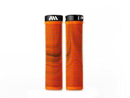 MTB Griffe AMS Barcode – Lenkergriffe mit Lock-On System – klassischer Komfort ohne Handschuhe – ideal für Trail, Dirt Jump und Freeride
