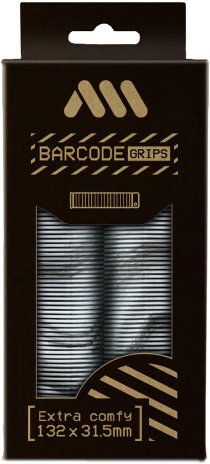 MTB Griffe AMS Barcode – Lenkergriffe mit Lock-On System – klassischer Komfort ohne Handschuhe – ideal für Trail, Dirt Jump und Freeride