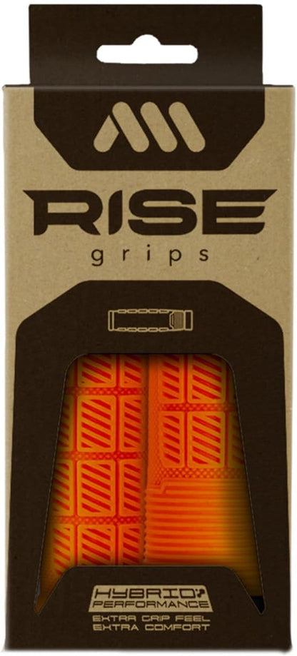 MTB Griffe ergonomisch Rise Lock-On aus Gummi rutschfest Mountainbike Lenkergriffe leicht & komfortabel