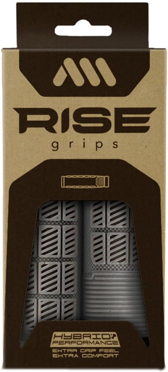 MTB Griffe ergonomisch Rise Lock-On aus Gummi rutschfest Mountainbike Lenkergriffe leicht & komfortabel