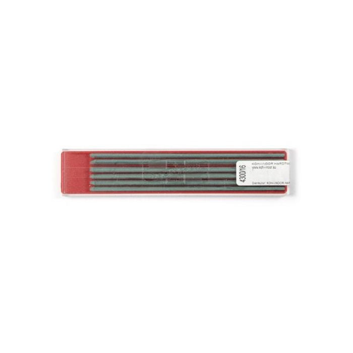 Koh I Noor technical coloured leads 2.0mm x 120mm 4300 green - pack of 12 leads