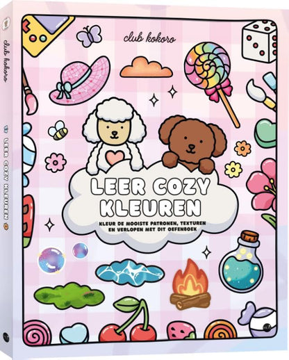 Leer Cozy kleuren: Kleur de mooiste patronen, texturen en verlopen met dit oefenboek