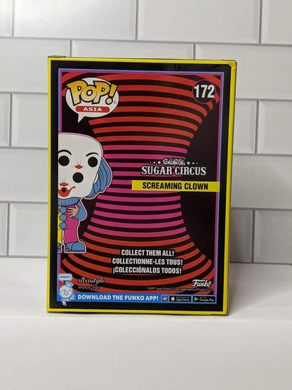 POP Asia: Ron English - Blacklight Sugar Circus Screaming Clown (MMC Mindstyle Mission Control China Release