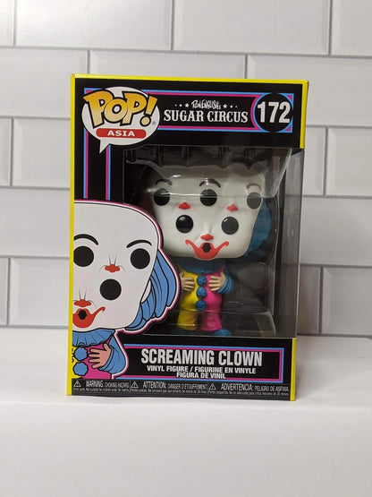 POP Asia: Ron English - Blacklight Sugar Circus Screaming Clown (MMC Mindstyle Mission Control China Release