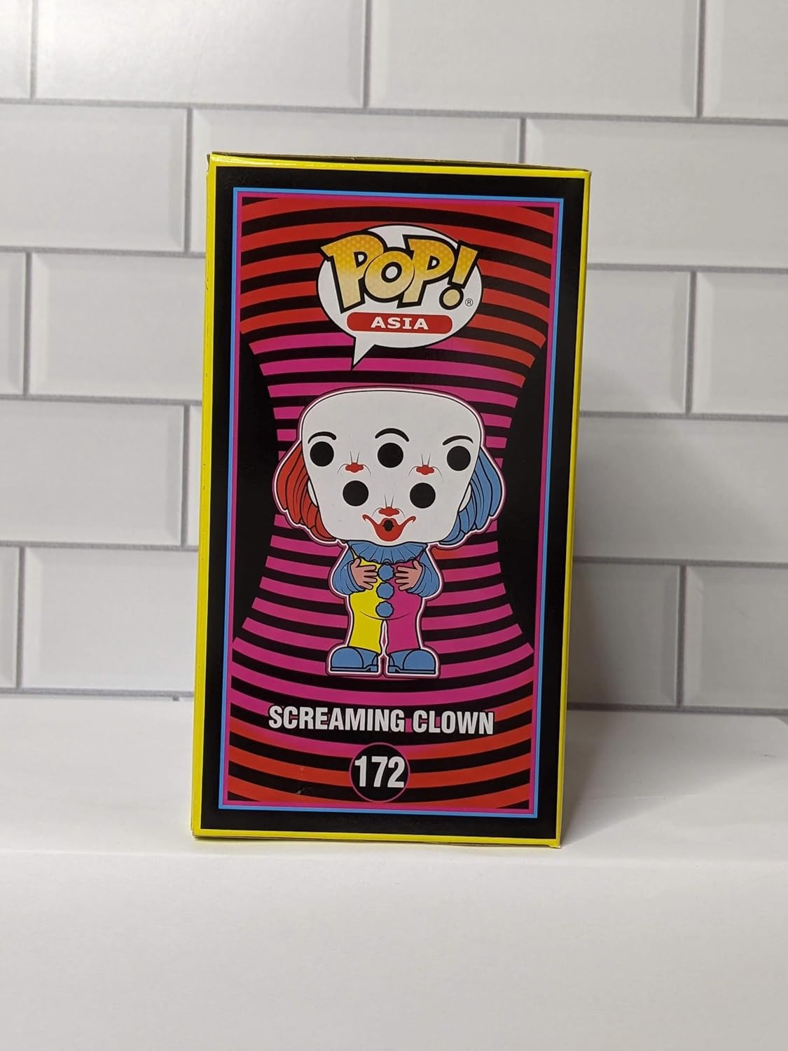 POP Asia: Ron English - Blacklight Sugar Circus Screaming Clown (MMC Mindstyle Mission Control China Release