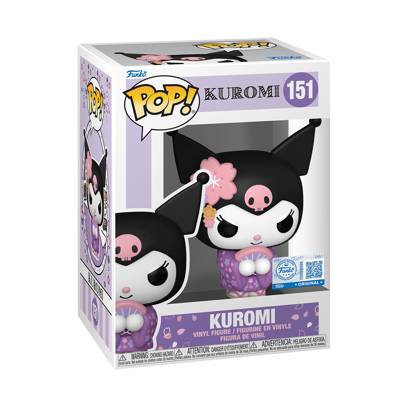Funko POP! Sanrio: Hello Kitty - Kuromi in Kimono - Figura in vinile da collezione - Idea regalo - Prodotto ufficiale - Giocattoli per bambini e adulti - Modello di figura per collezionisti