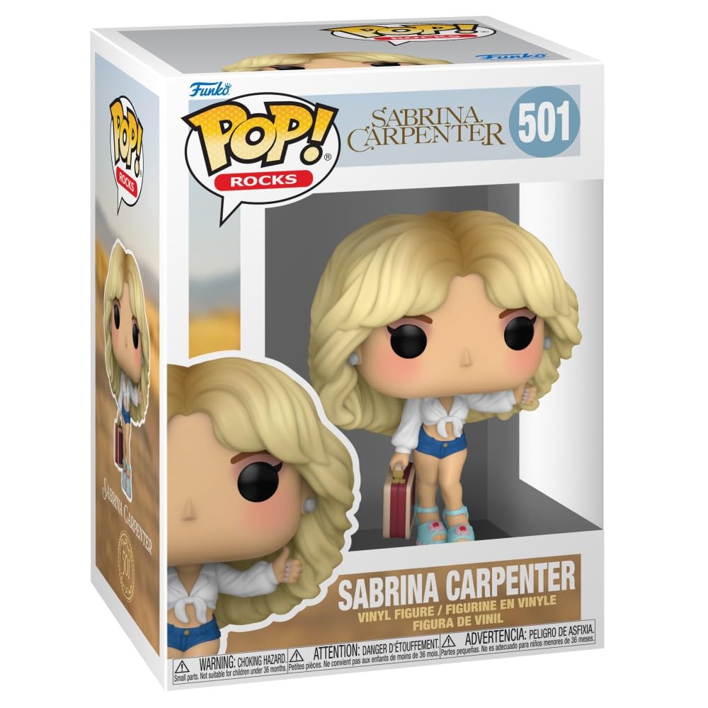Funko POP! Rocks: Sabrina Carpenter - Manchild - Figura in vinile da collezione - Idea regalo - Prodotto ufficiale - Giocattoli per bambini e adulti - Modello di figura per collezionisti