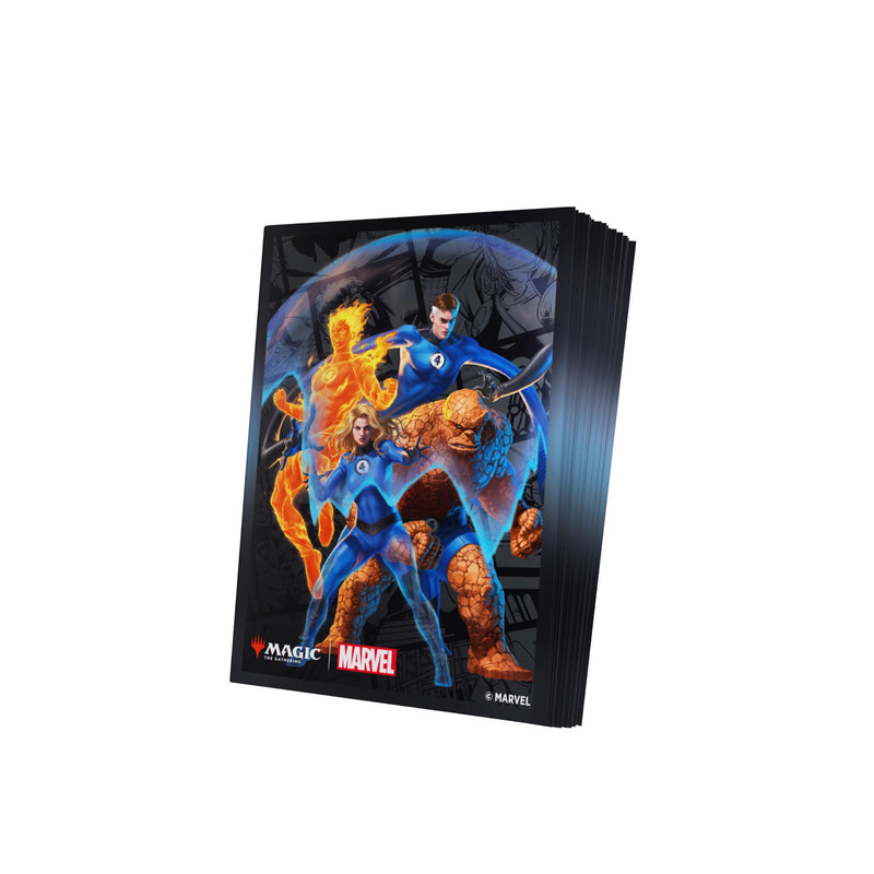 Gamegenic | Magic: The Gathering | Marvel Super Heroes Premium Art Sleeves - The Fantastic Four | Trading Card Game Accessory | Ages 13+
