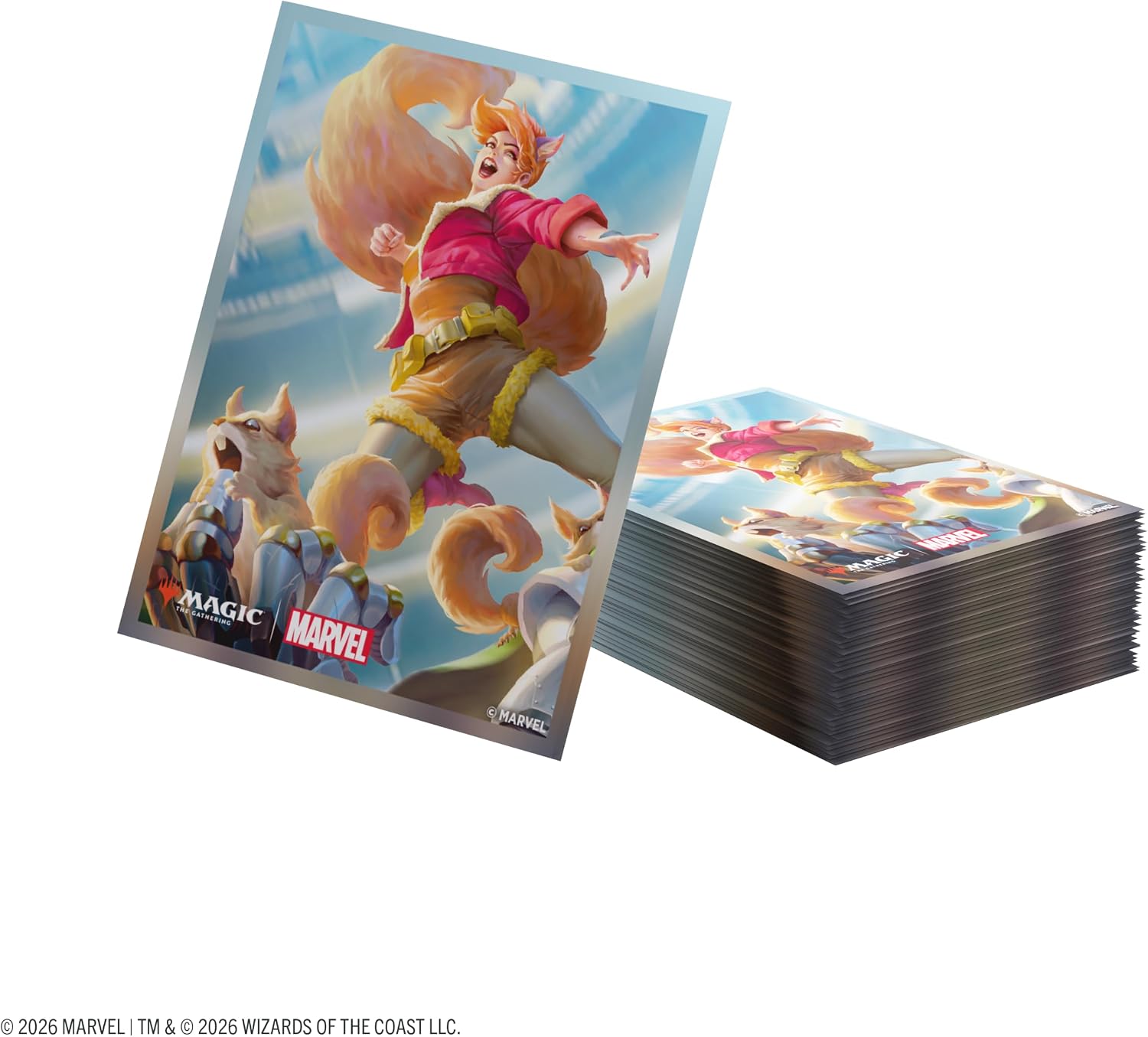 Gamegenic | Magic: The Gathering | Marvel Super Heroes Premium Art Sleeves - Go Nuts! | Trading Card Game Accessory | Ages 13+