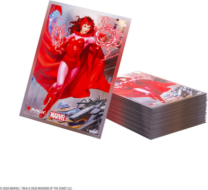 Gamegenic | Magic: The Gathering | Marvel Super Heroes Premium Art Sleeves - Killmonger, Scourge of Wakanda | Trading Card Game Accessory | Ages 13+