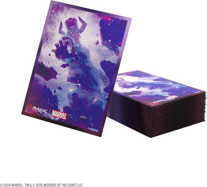 Gamegenic | Magic: The Gathering | Marvel Super Heroes Premium Art Sleeves - Galactus Token | Trading Card Game Accessory | Ages 13+
