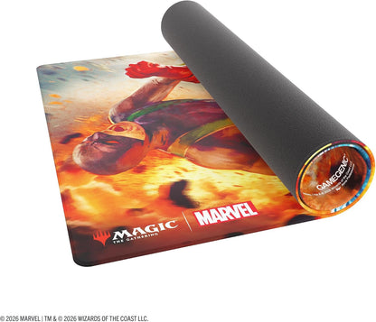 Gamegenic | Magic: The Gathering | Marvel Super Heroes Prime Playmat - Captain America, Super-Soldier | Trading Card Game Accessory | Ages 13+