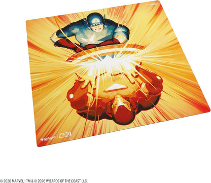 Gamegenic | Magic: The Gathering | 2P Playmat | Iron Man/Captain America | Gamegenic | Magic: The Gathering | Marvel Super Heroes Prime 2-Player Playmat | Iron Man/Captain America